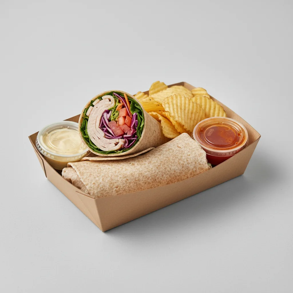 Turkey Wrap Munchy Budget Box Turkey Wrap Munchy Budget Box
