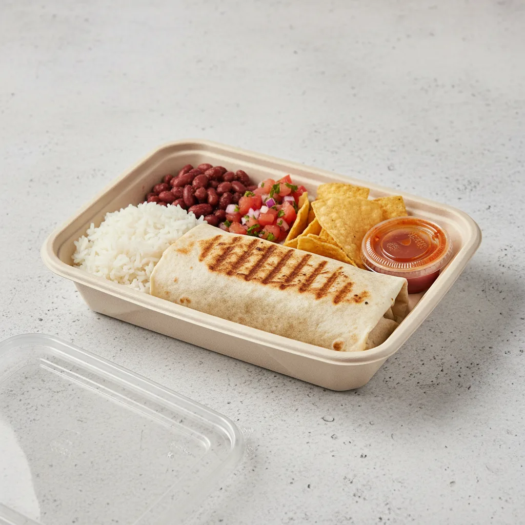 Tofu Burrito Budget Box (Vegan) Tofu Burrito Budget Box (Vegan)