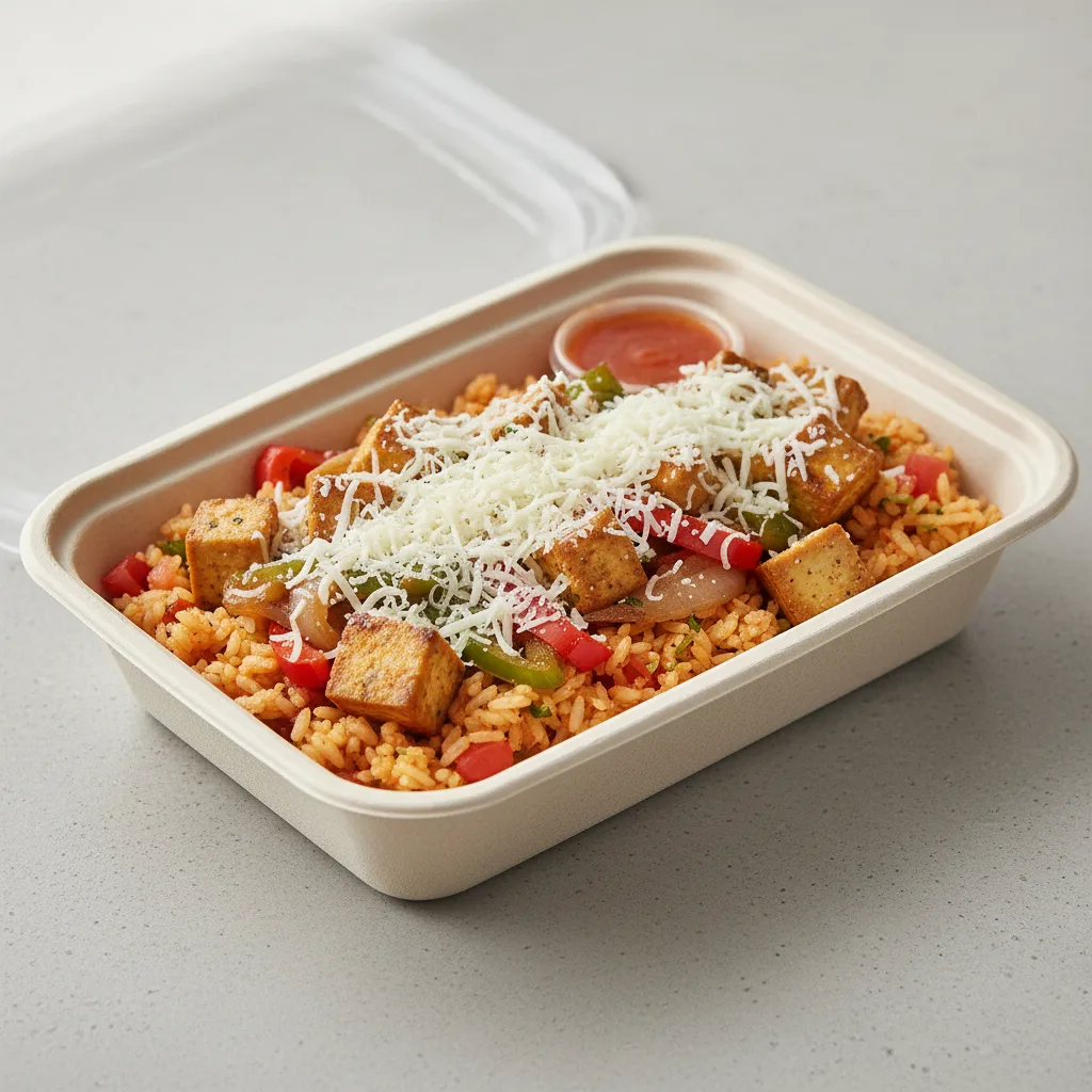 Tofu Rice Bowl (vegetarian) Tofu Rice Bowl (vegetarian)