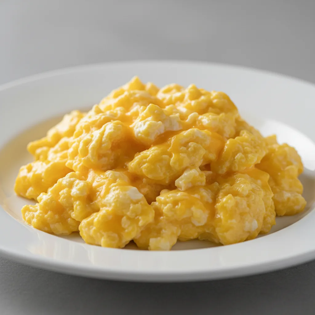 Scrambled Eggs With Cheese Scrambled Eggs With Cheese