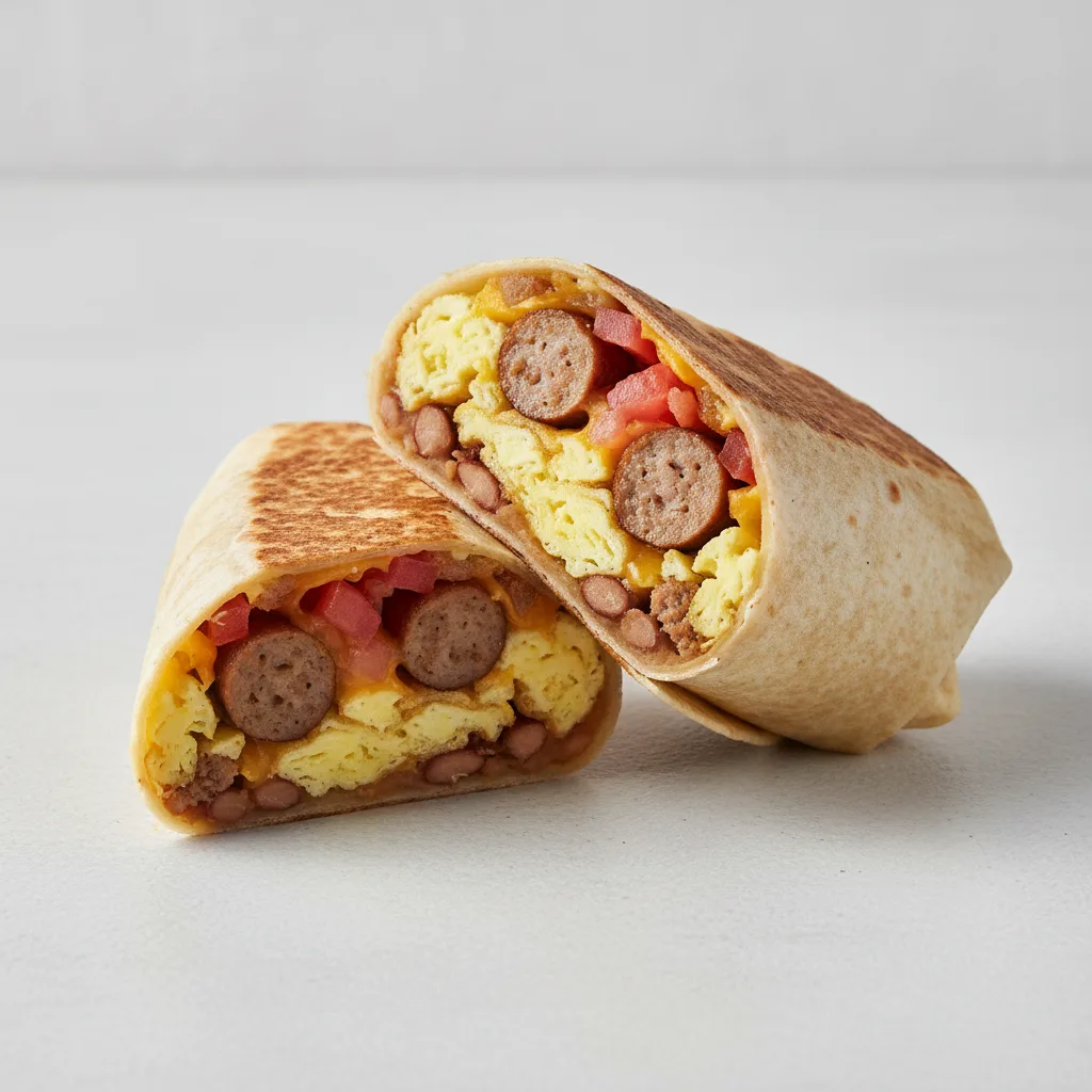 Sausage Breakfast Burrito Sausage Breakfast Burrito