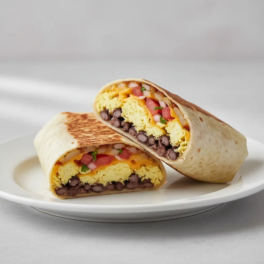 Tofu Breakfast Burrito Tofu Breakfast Burrito