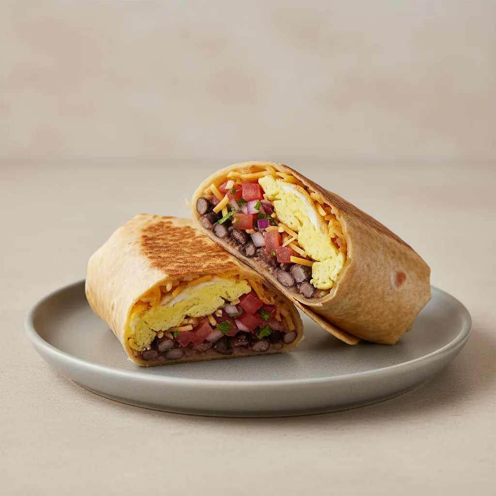 Egg and Cheese Breakfast Burrito Egg and Cheese Breakfast Burrito