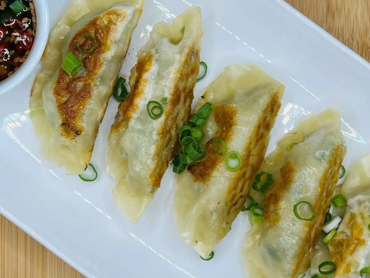 Kimchi and Shrimp Mandu