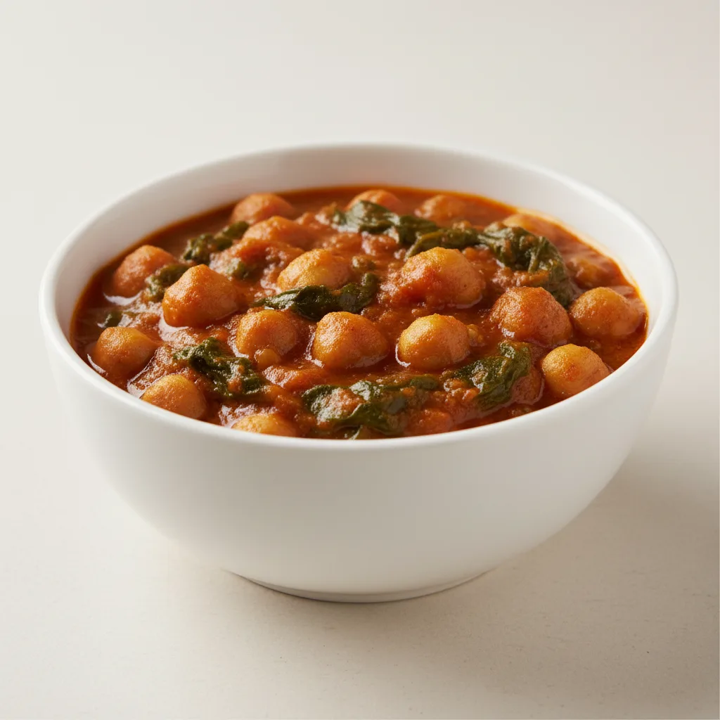 Chana Saag- Chickpeas and Spinach Curry Chana Saag- Chickpeas and Spinach Curry