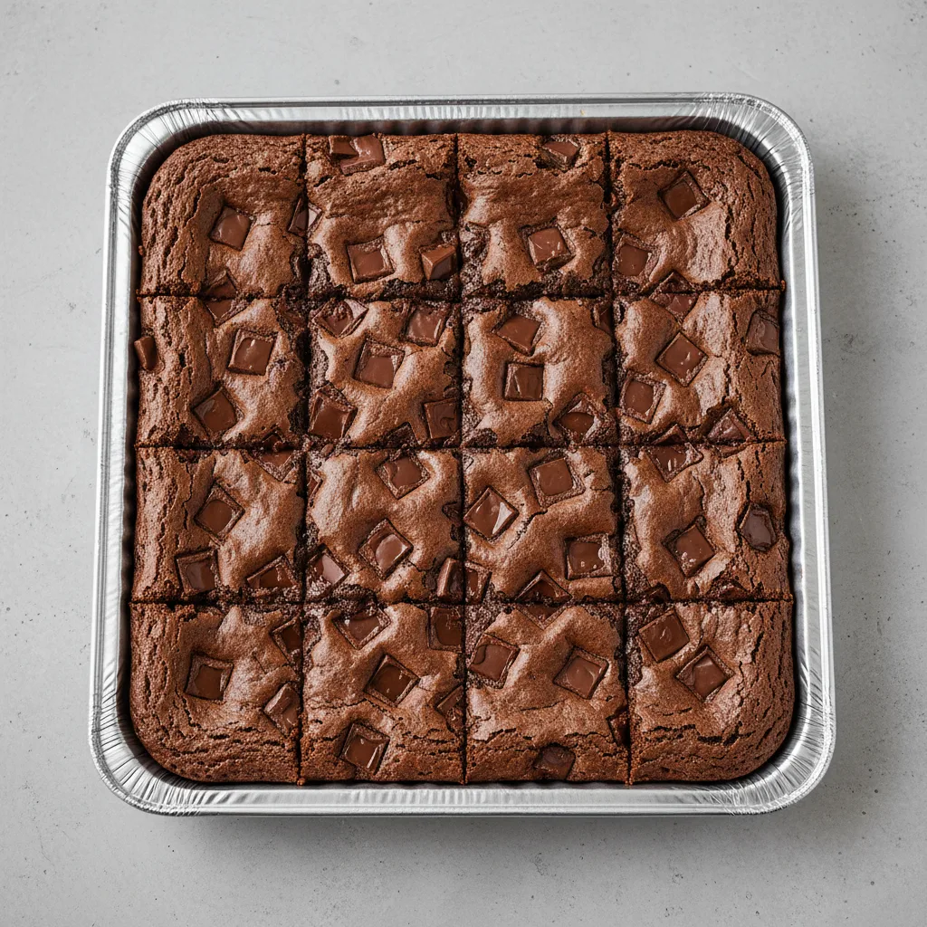 Fudge Chunk Brownie Tray, Large