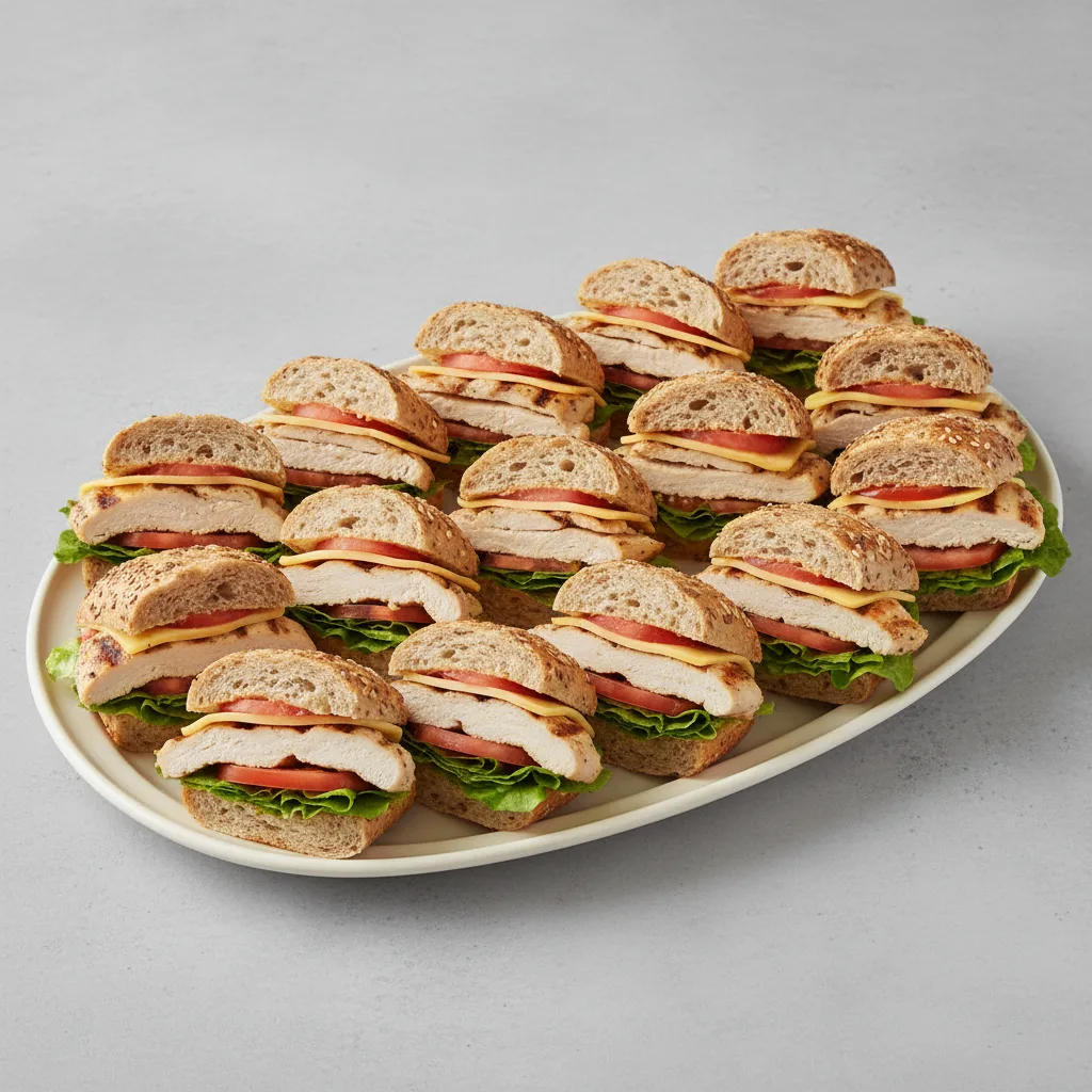 Chilled Grilled Sandwich Tray, Medium