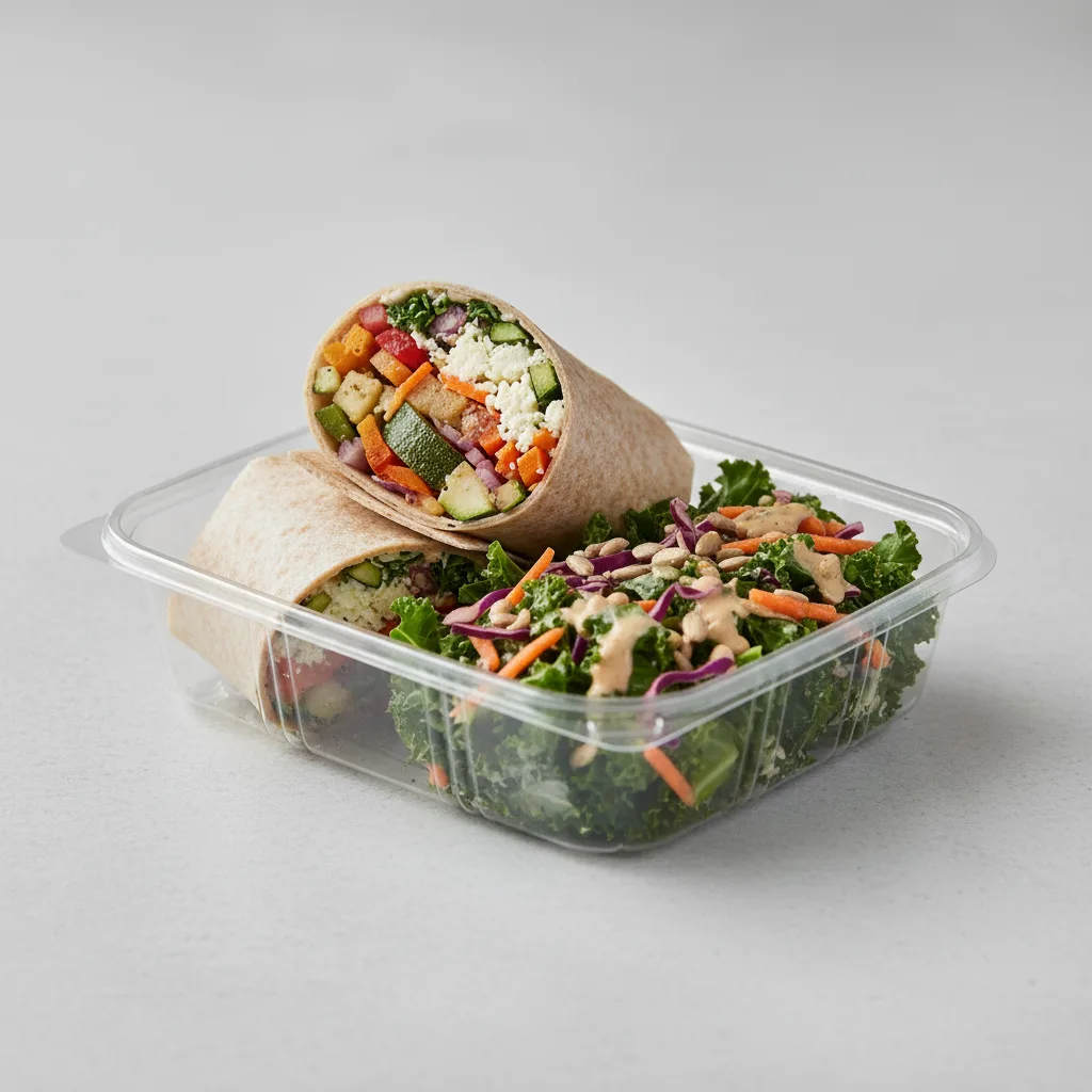 Veggie Wrap With Kale Crunch Side Packaged Meal