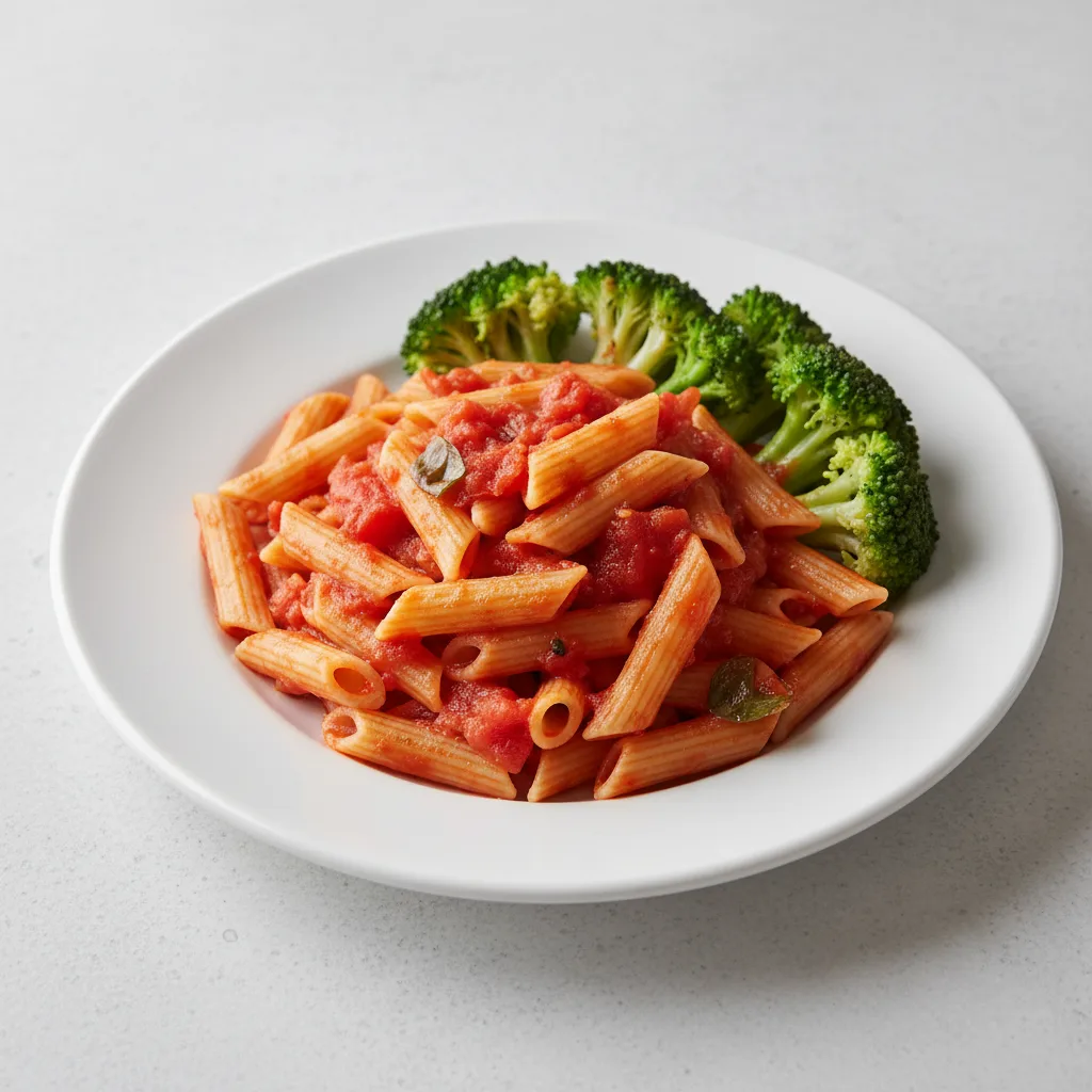 Penne With Marinara and Broccoli Penne With Marinara and Broccoli