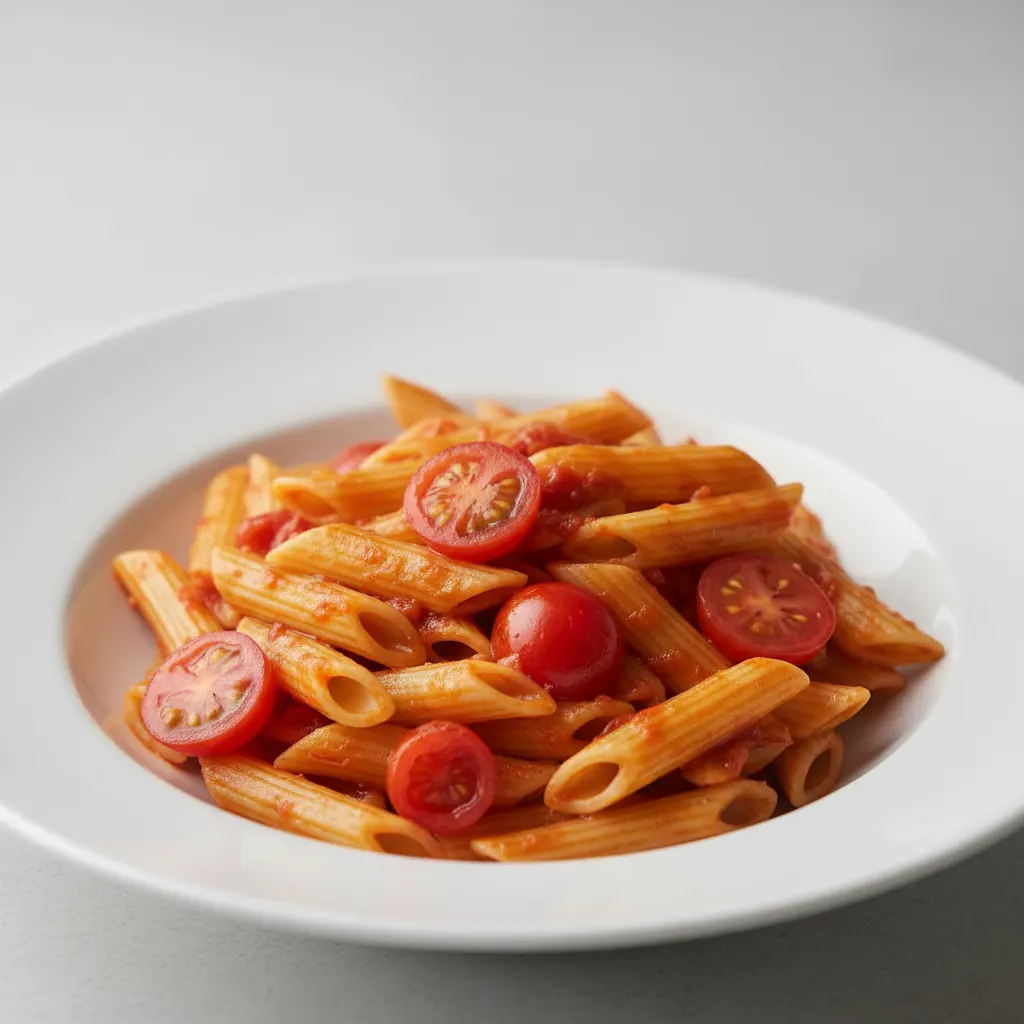 Penne With Marinara and Cherry Tomatoes Penne With Marinara and Cherry Tomatoes
