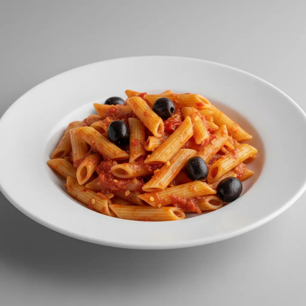 Penne With Arrabiata and Olives Penne With Arrabiata and Olives