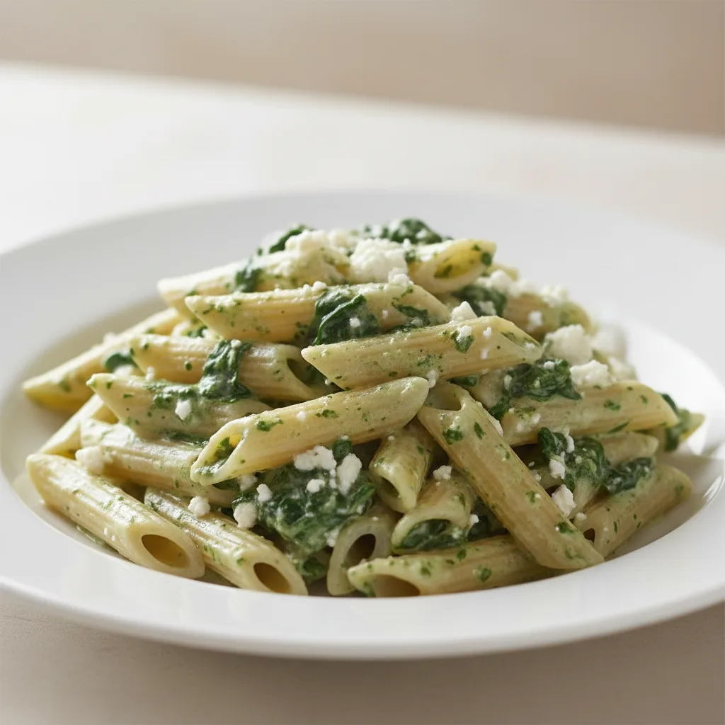 Penne With Spinach Ricotta Penne With Spinach Ricotta