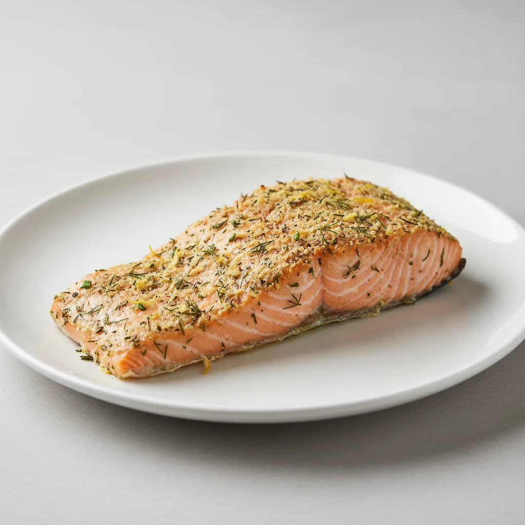 Lemon Dill Roasted Salmon (gf, Df) Lemon Dill Roasted Salmon (gf, Df)