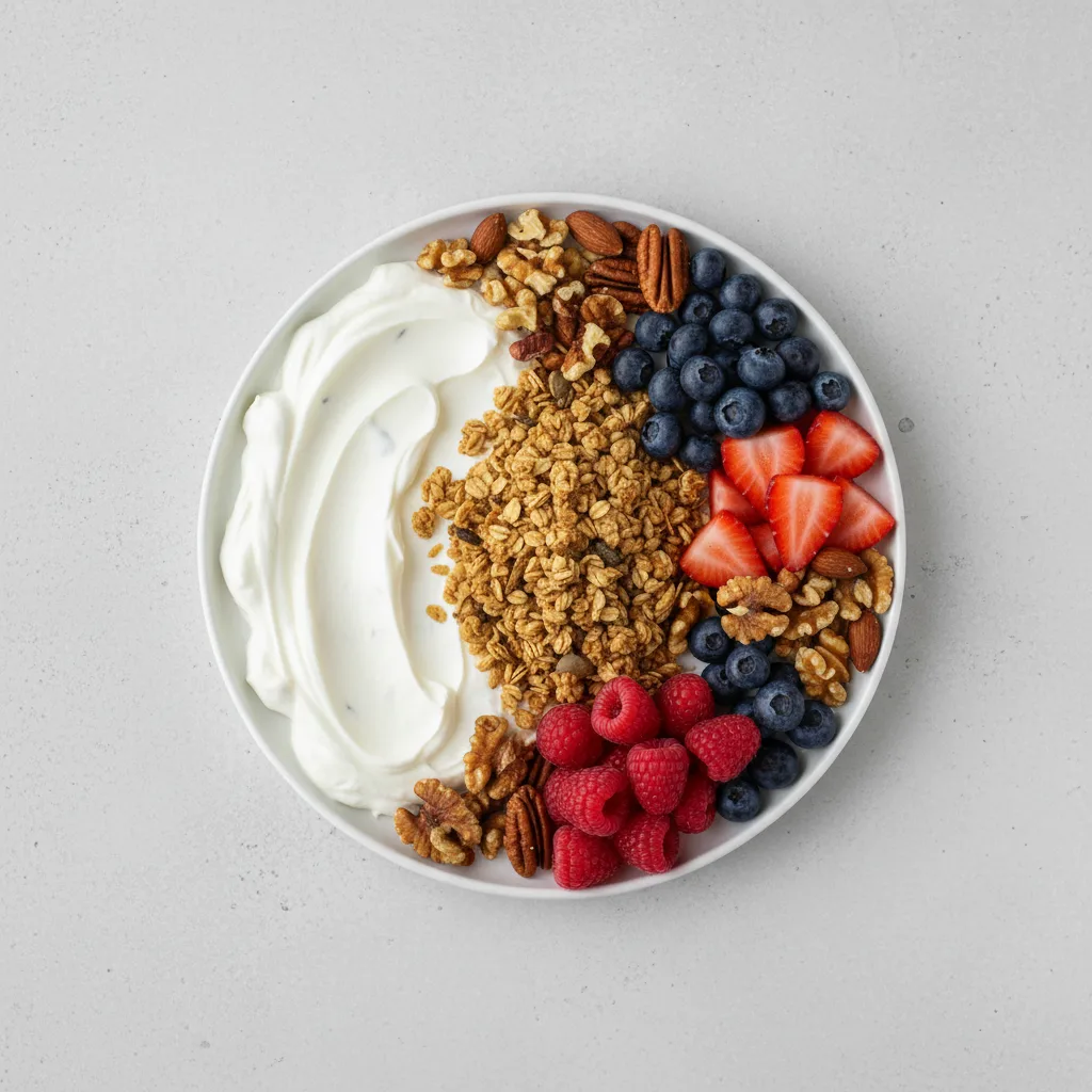 Yogurt & Vanilla Parfait Board Yogurt & Vanilla Parfait Board