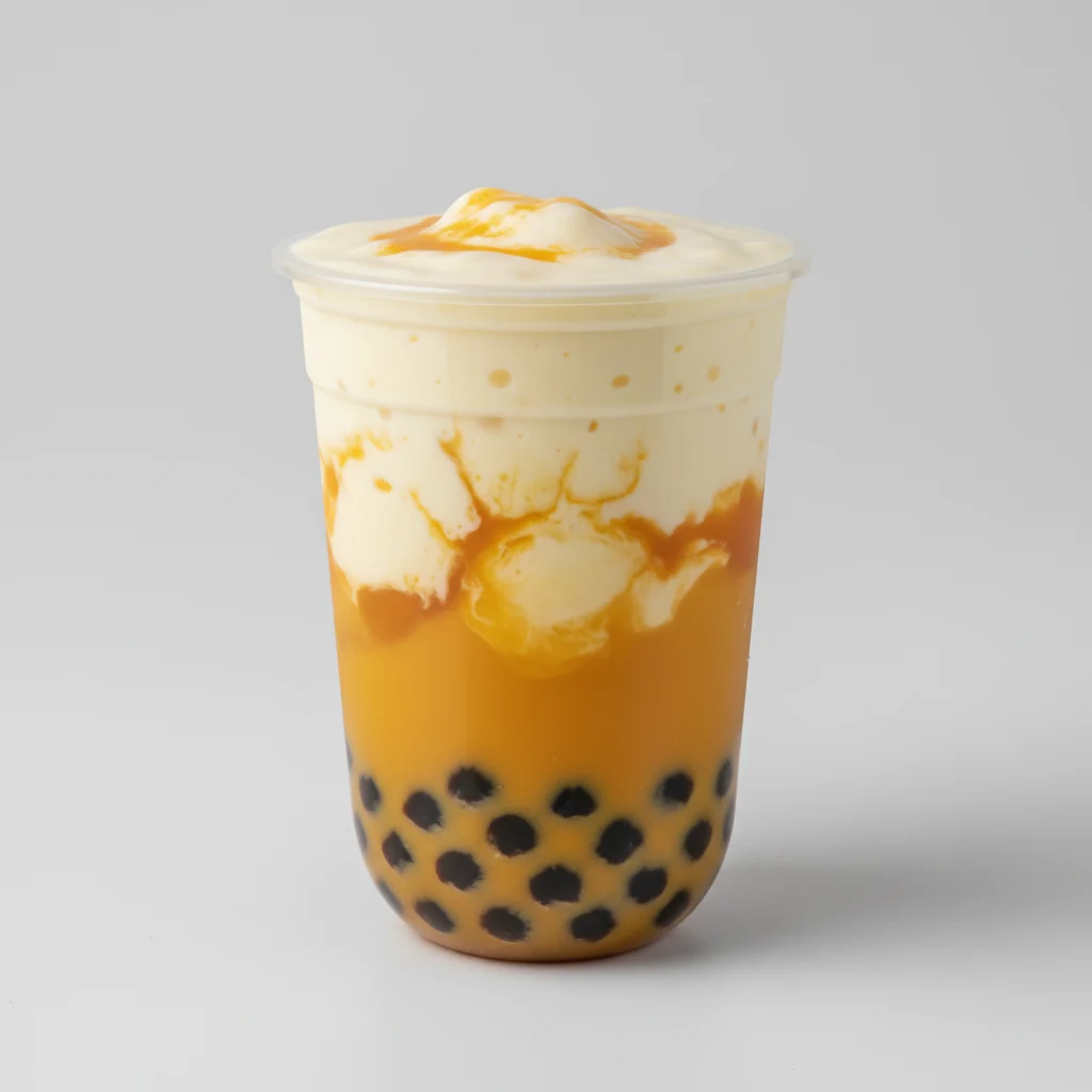 Mango Boba Milk Tea