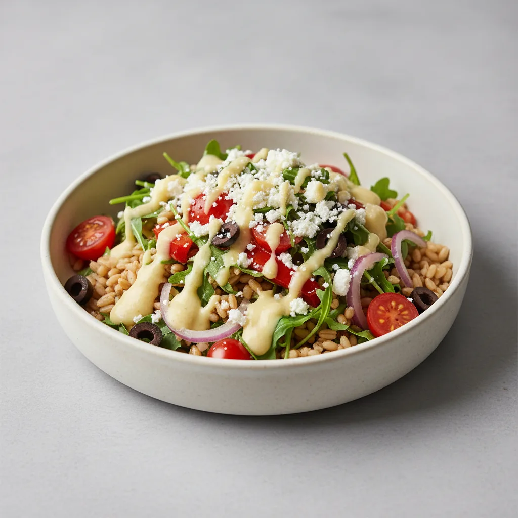 Mediterranean Farro Bowl Mediterranean Farro Bowl