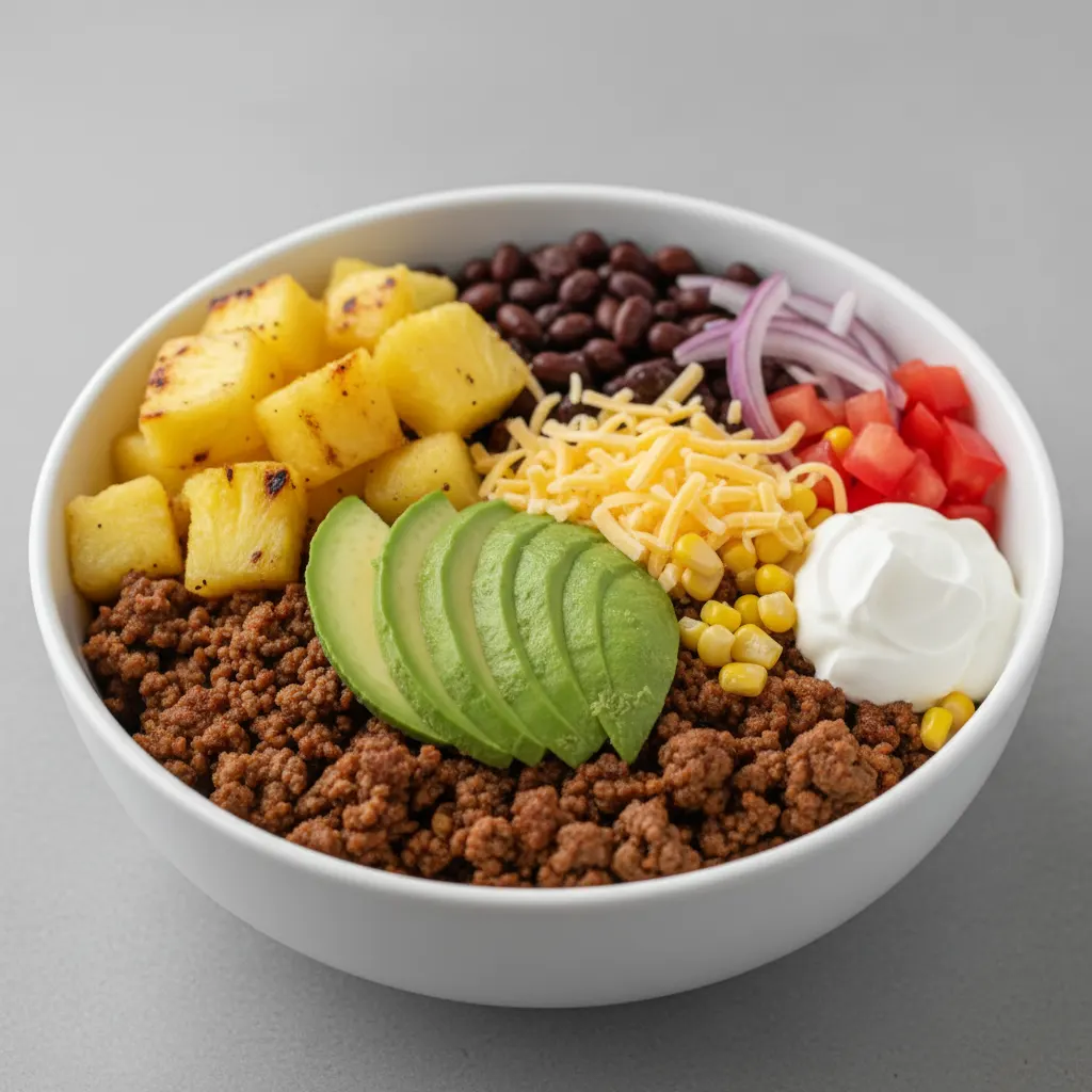 Ground Beef Fiesta Bowl Ground Beef Fiesta Bowl