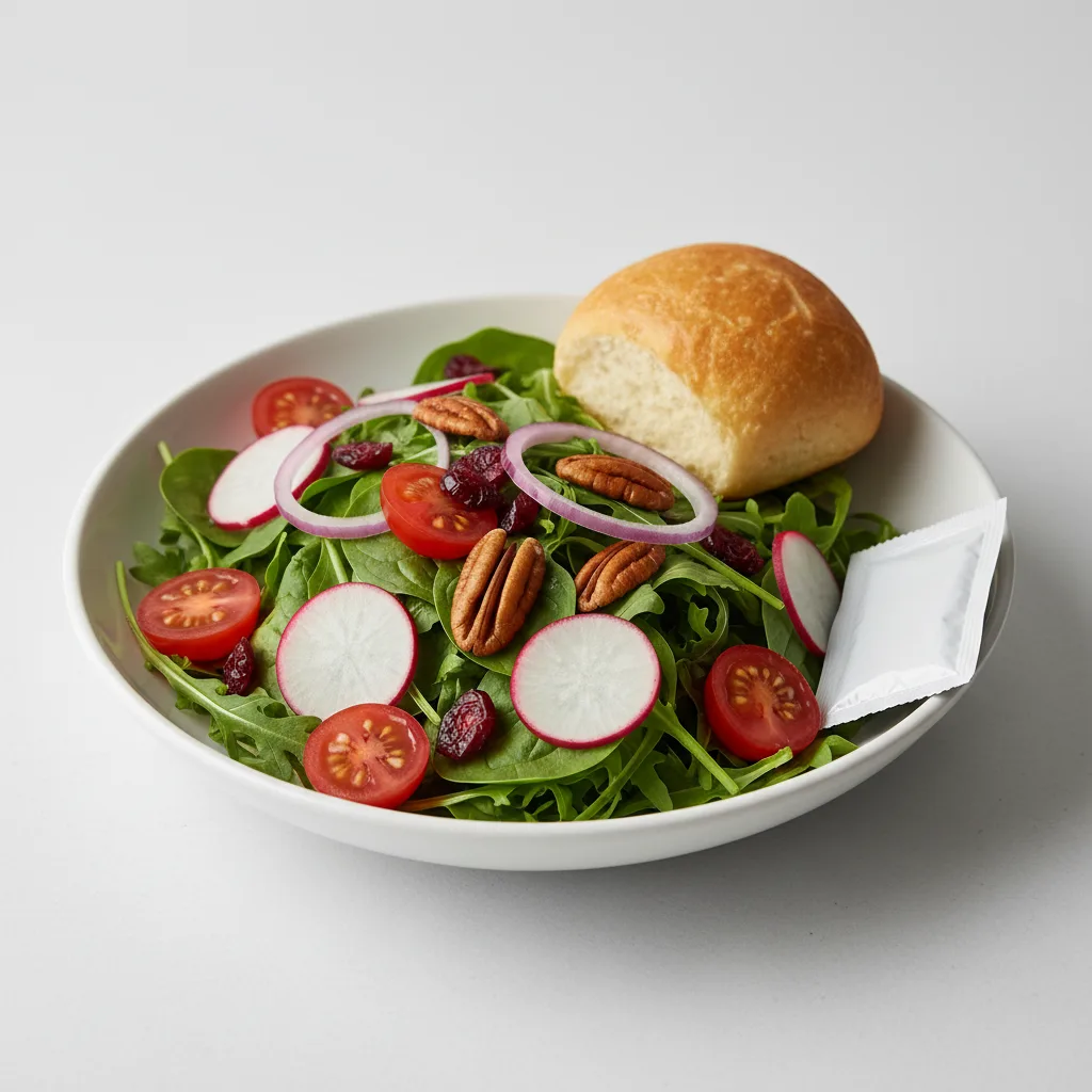 Arugula Salad with Cranberries and Roasted Pecans Arugula Salad with Cranberries and Roasted Pecans
