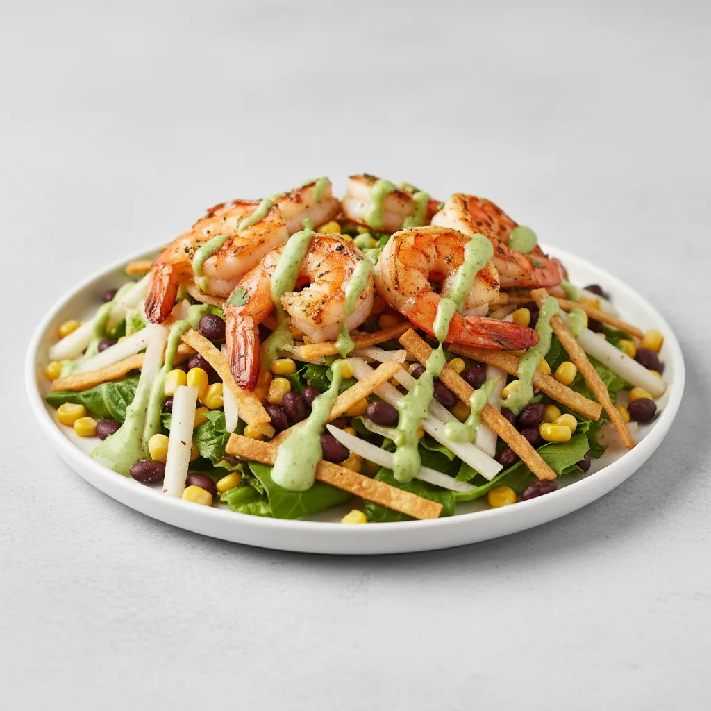Mexican Chopped Salad with Shrimp