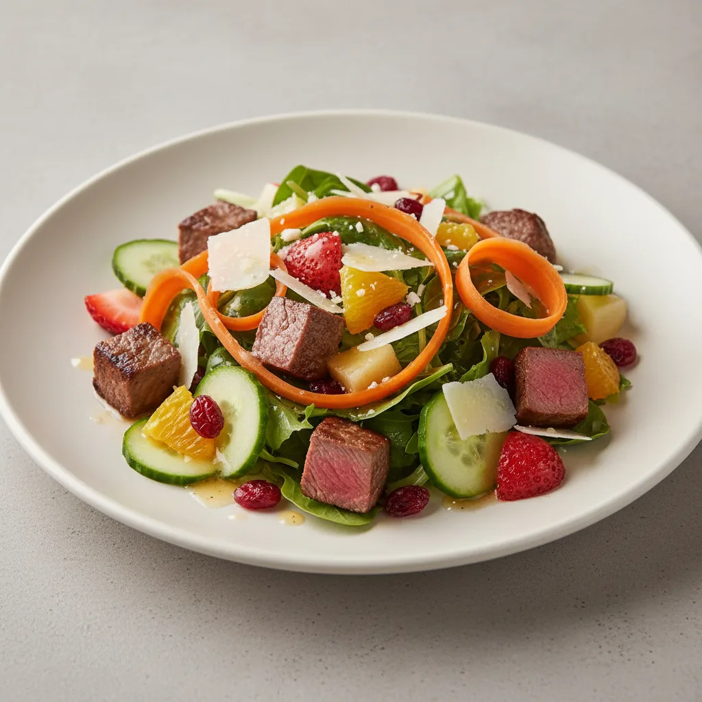 Seasonal Salad with Steak