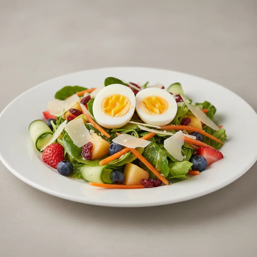 Seasonal Salad with Egg