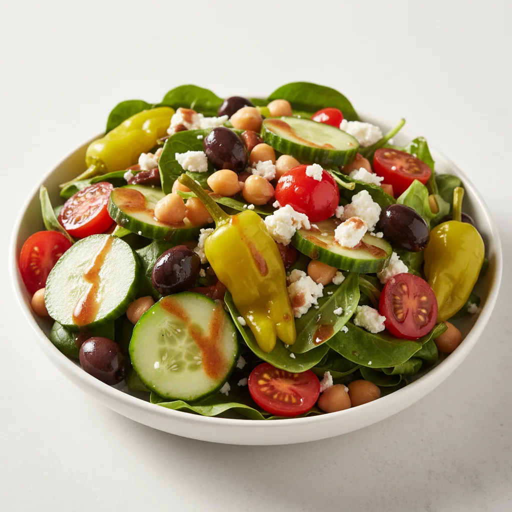 Mediterranean Salad with Beans