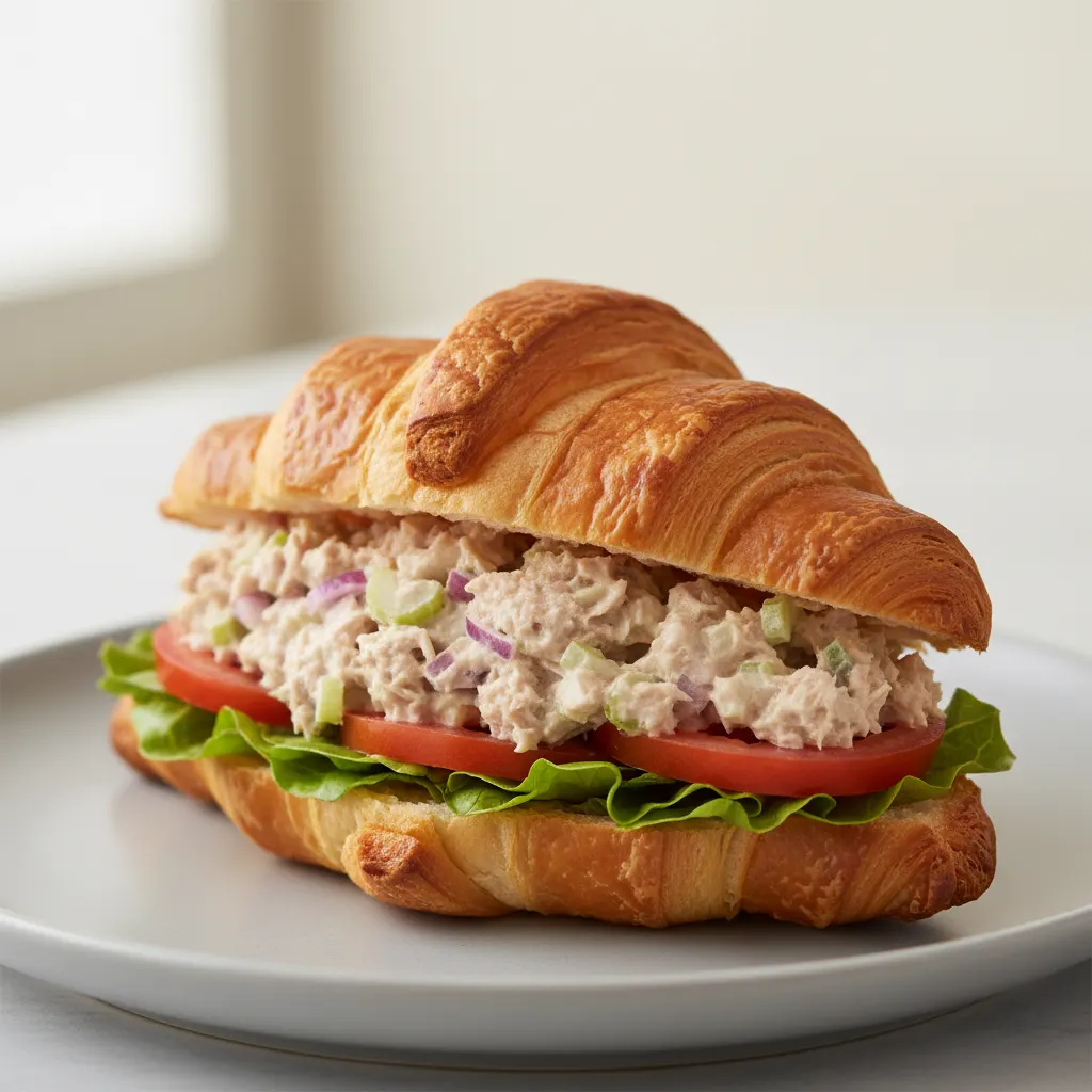 Tuna Salad Croissant Sandwich