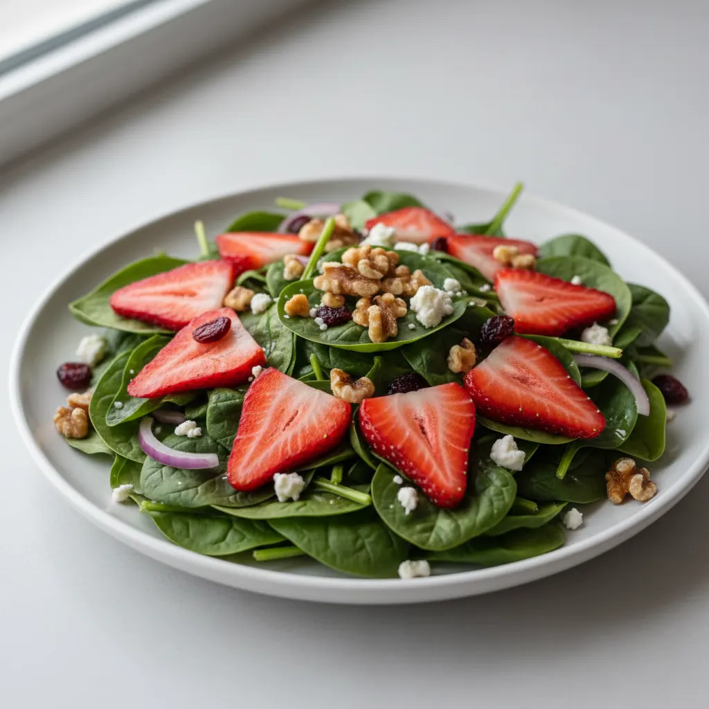 Strawberry Spinach Salad