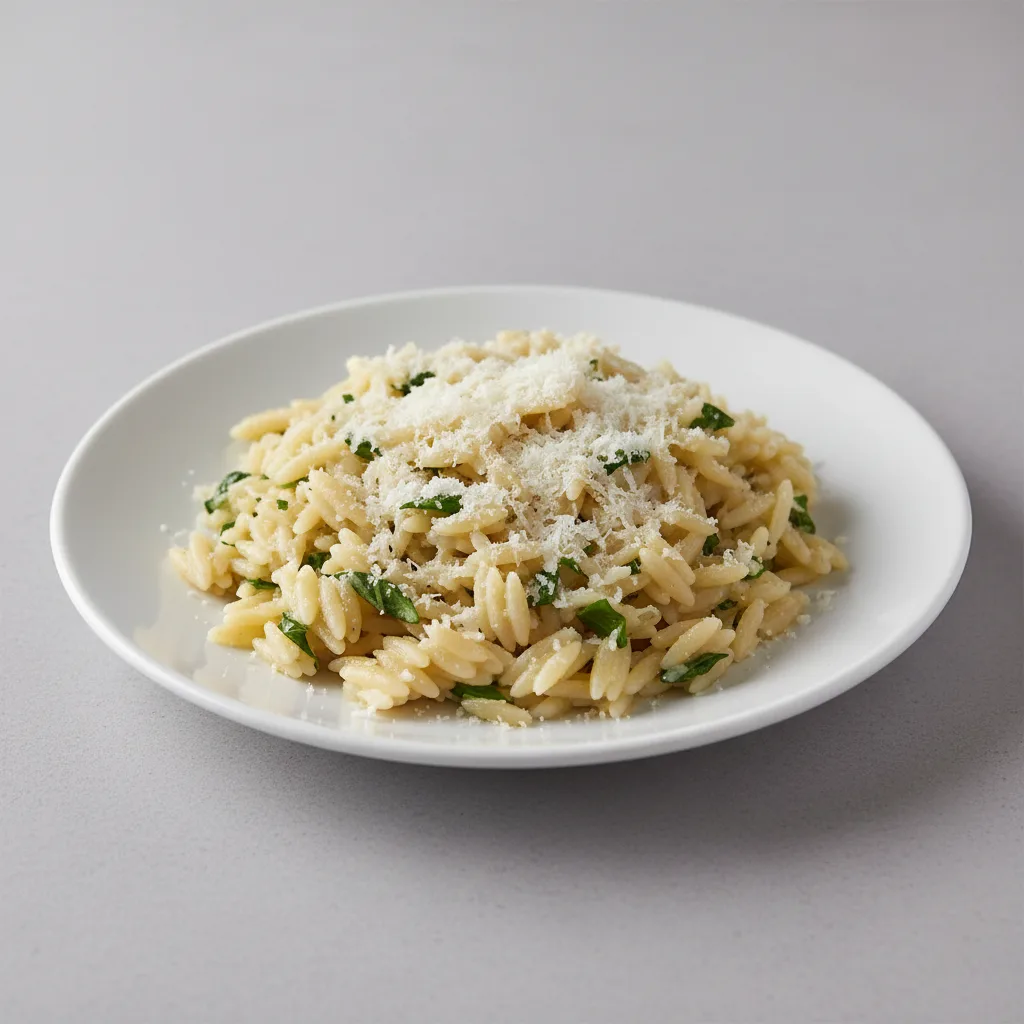 Parmesan Basil Orzo