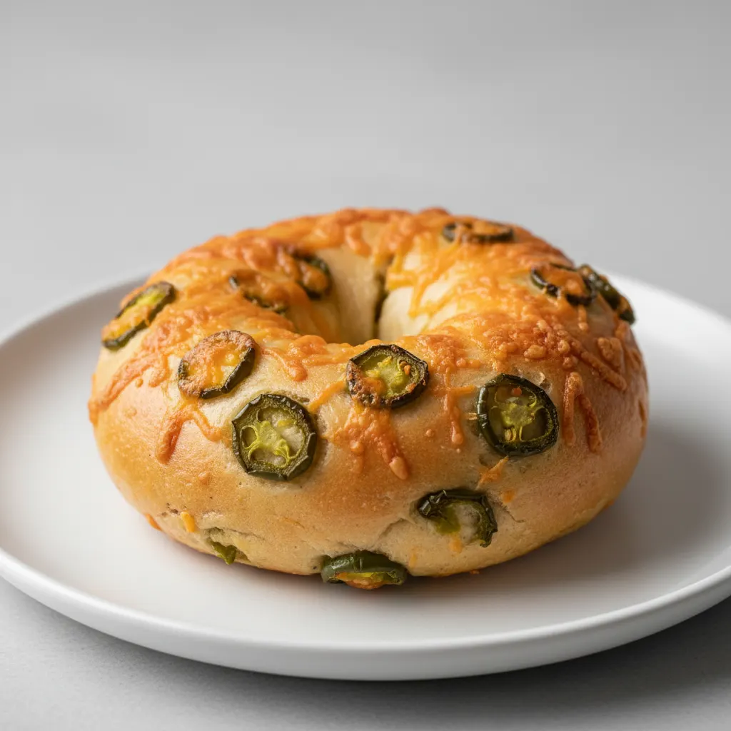 Jalapeno Cheddar Bagel Jalapeno Cheddar Bagel