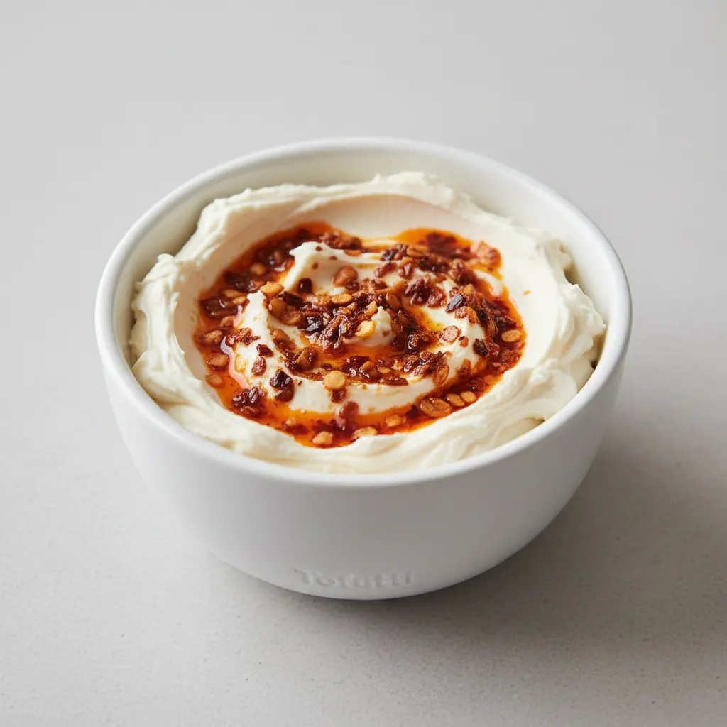 Garlic Chili Crisp Vegan Cream Cheese - Small Garlic Chili Crisp Vegan Cream Cheese - Small