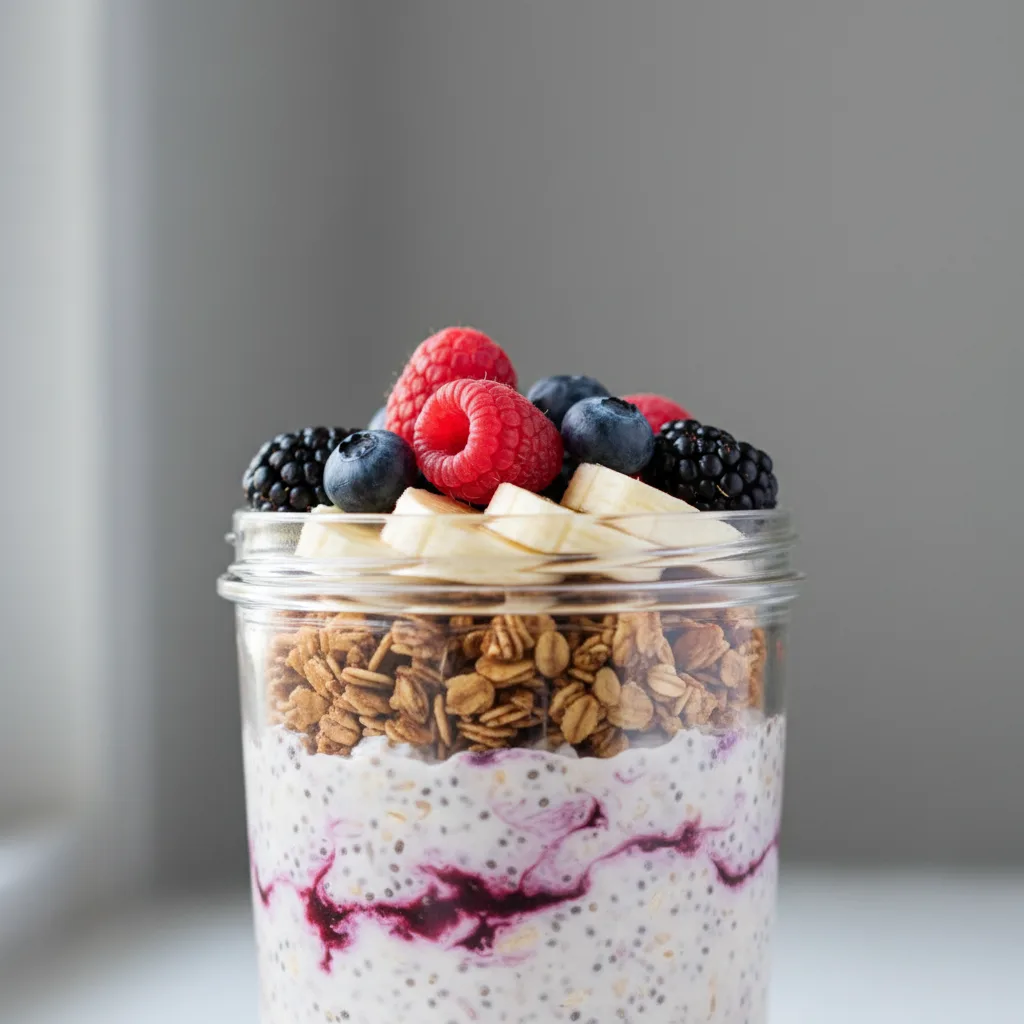 Berry Overnight Oat Berry Overnight Oat