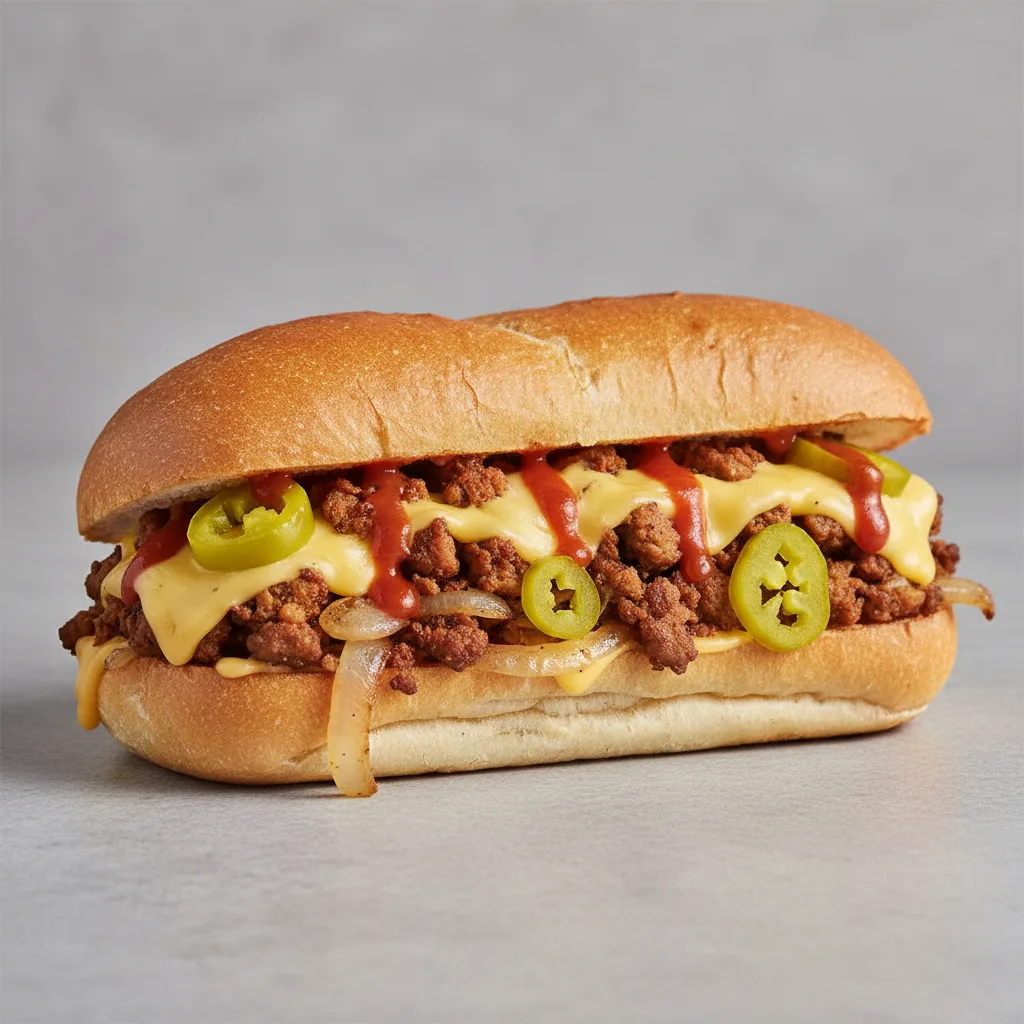 Veggie Cheesesteak Veggie Cheesesteak