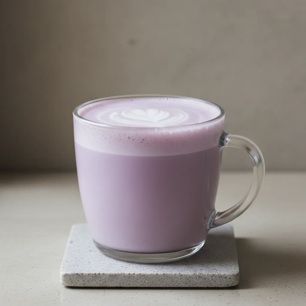 Lavender Bliss Tea Latte Lavender Bliss Tea Latte