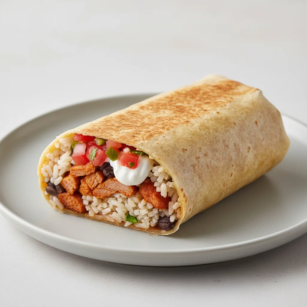 Super Burrito with Al Pastor Pork Super Burrito with Al Pastor Pork
