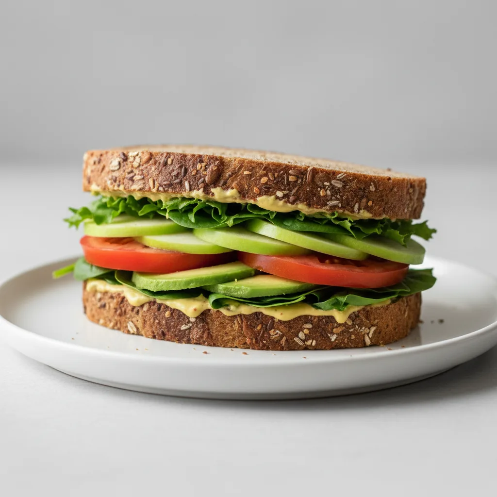 Dairy-Free Crunchy Veggie Sandwich Dairy-Free Crunchy Veggie Sandwich