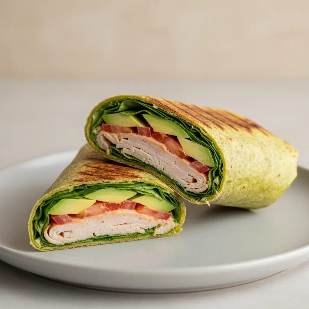Dairy-Free Turkey Avocado Wrap (GF) Dairy-Free Turkey Avocado Wrap (GF)
