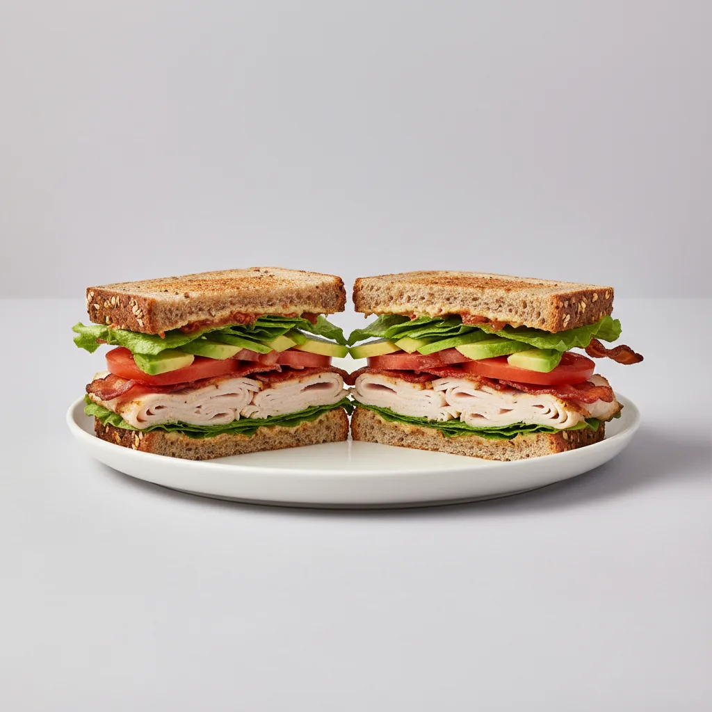 Dairy-Free Peppy Turkey Club (GF) Dairy-Free Peppy Turkey Club (GF)