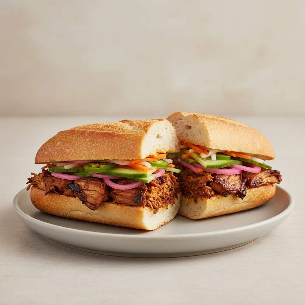 BBQ Jackfruit Banh Mi BBQ Jackfruit Banh Mi