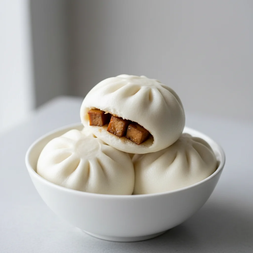 Teriyaki Tofu Banh Bao Teriyaki Tofu Banh Bao
