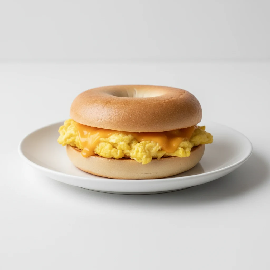 Egg and Cheese Sandwich - Plain Bagel Egg and Cheese Sandwich - Plain Bagel