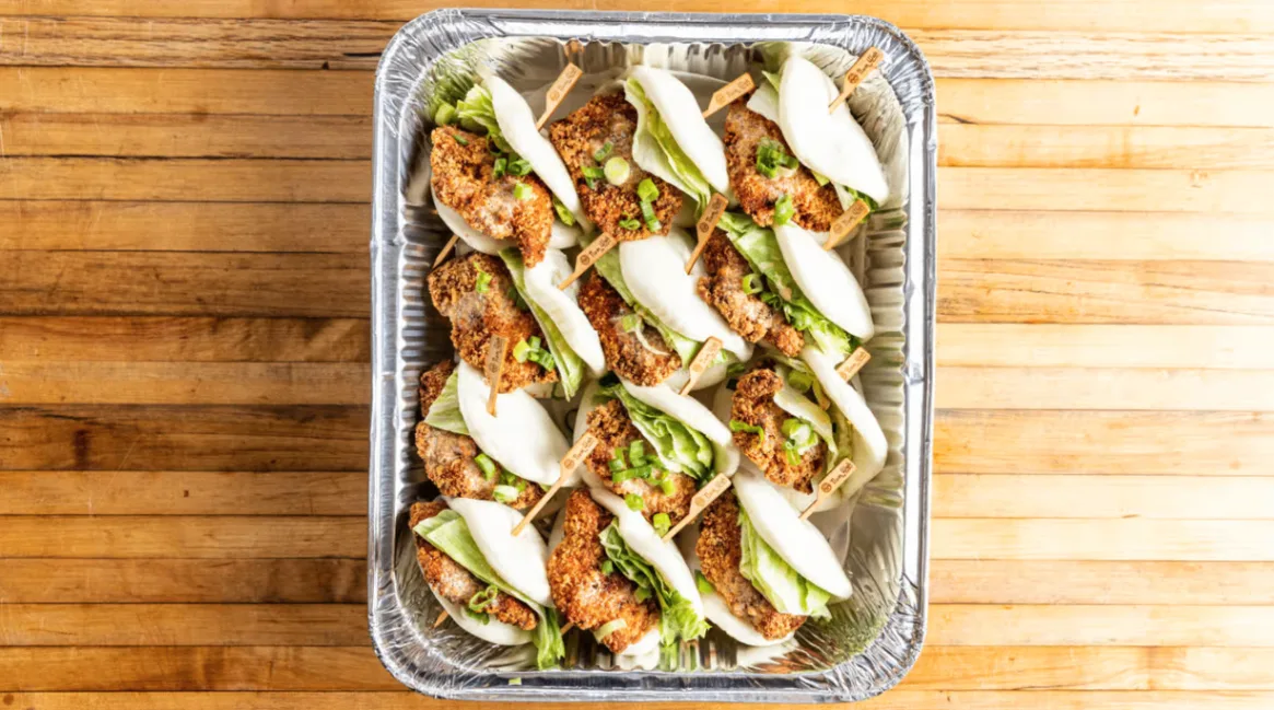 Crispy Chicken Buns