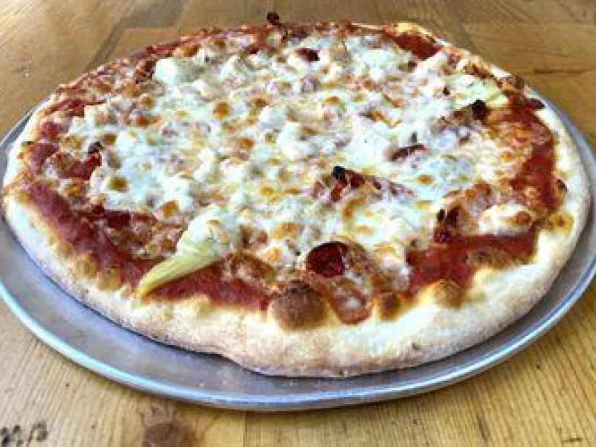 Mediterranean Pizza with Dairy-Free Cheese [18"]