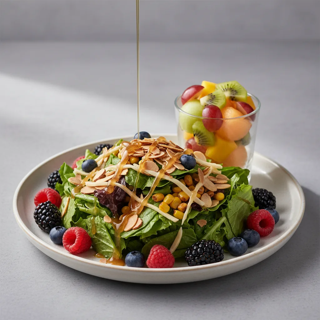 (No Dairy) Farmers Salad With Fruit Salad