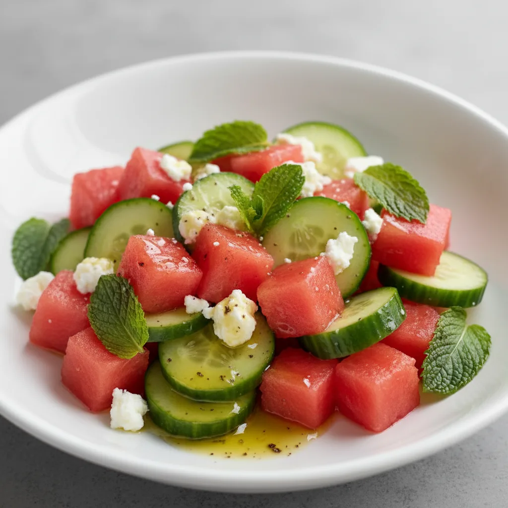 Watermelon Mint Salad