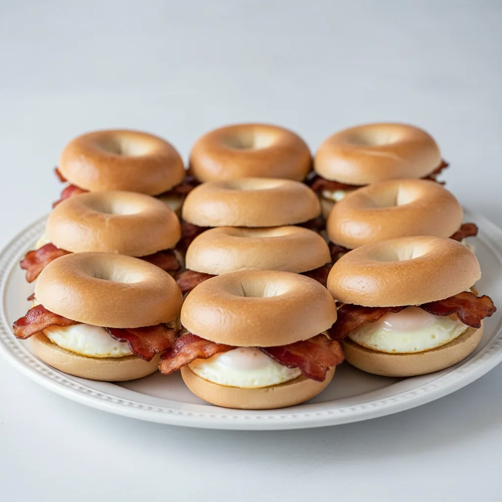 Bacon Egg Sandwich Platter (small - 10 People) Bacon Egg Sandwich Platter (small - 10 People)