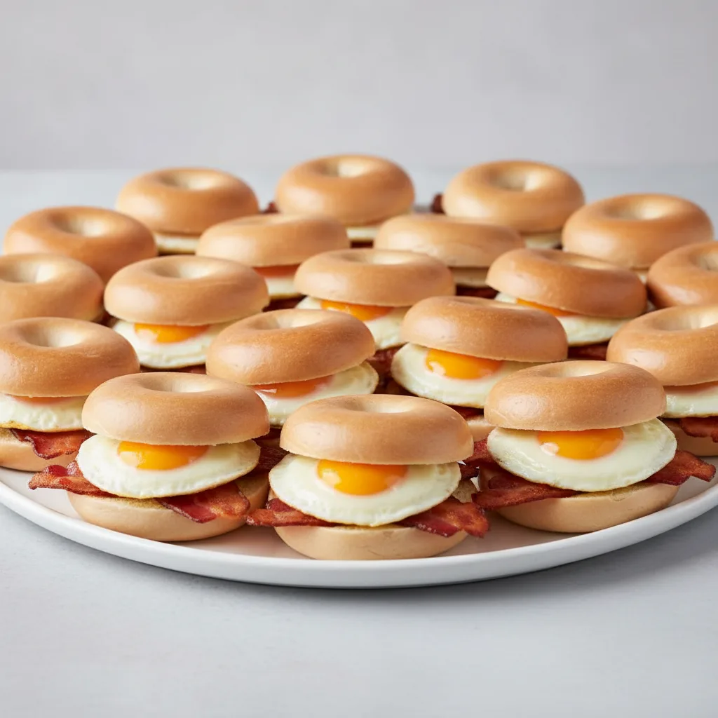 Bacon Egg Sandwich Platter (large - 20 People) Bacon Egg Sandwich Platter (large - 20 People)
