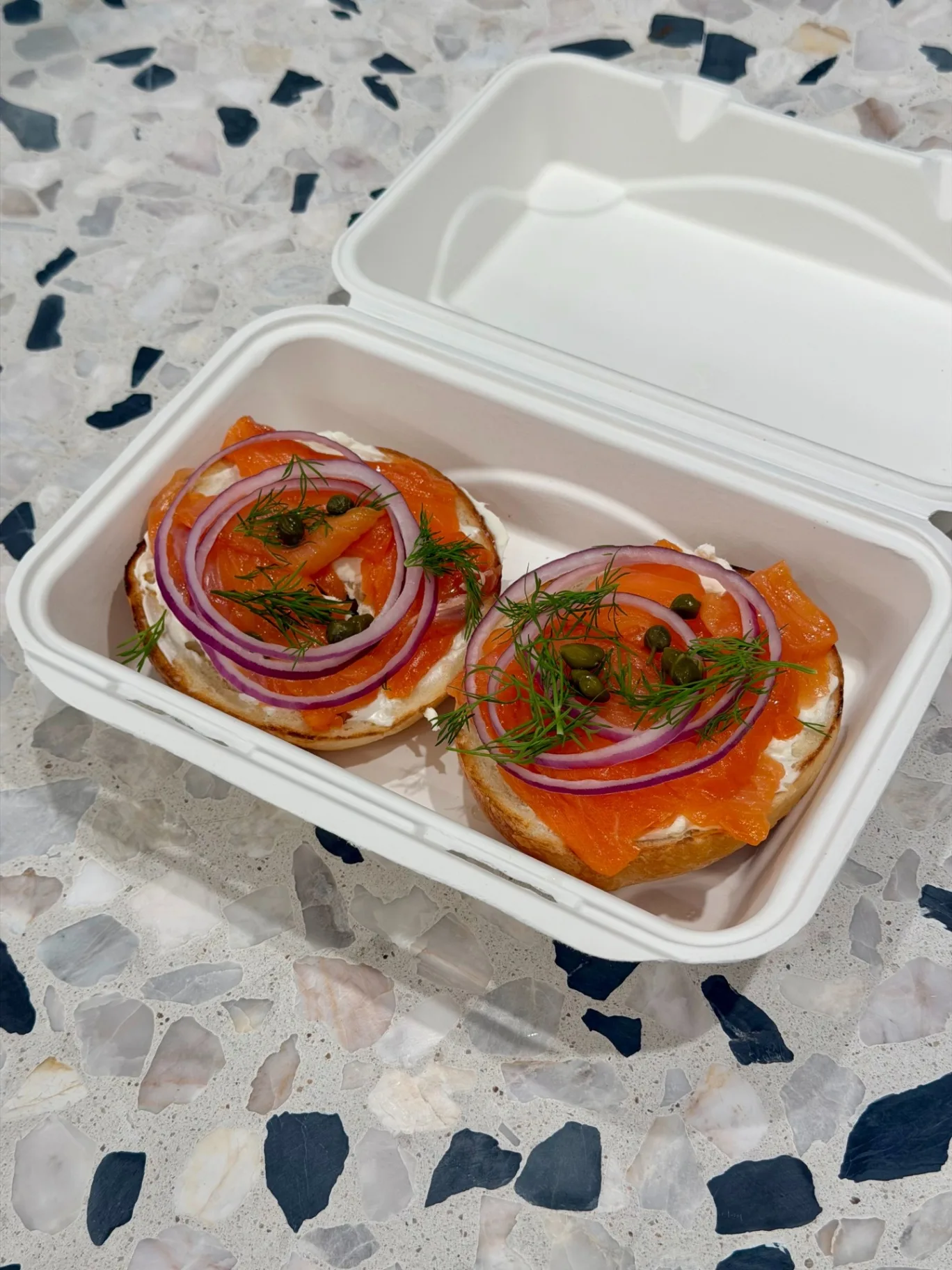 Lox Sandwich - Plain Bagel