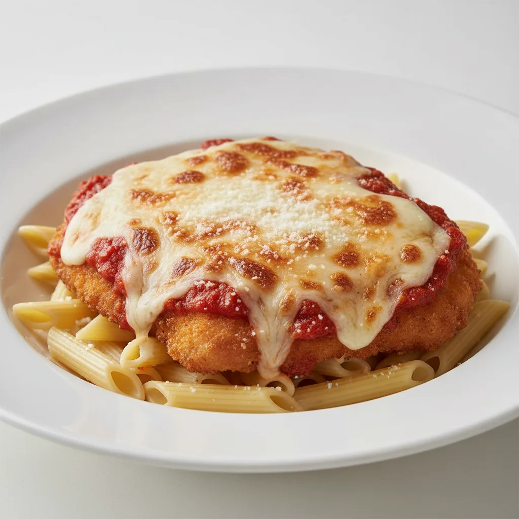 Chicken Parmesan and Penne Meal Chicken Parmesan and Penne Meal