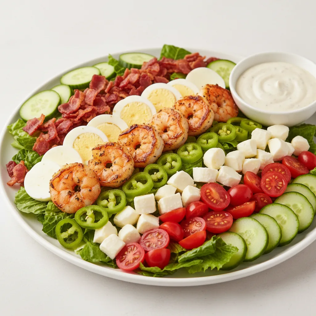 Italian Cobb with Shrimp and Ranch